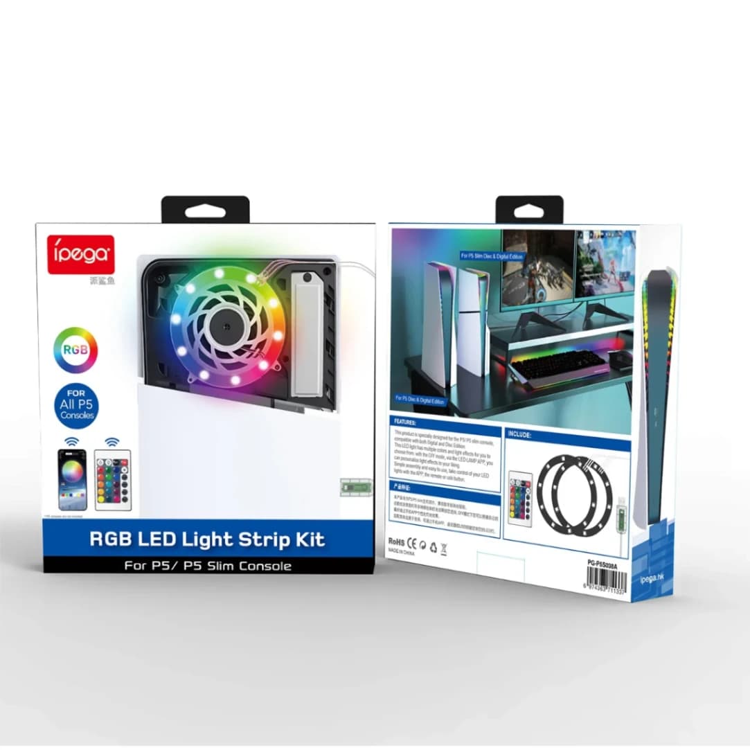 IPEGA PG-P5S038A RGB LED Light Belt for PS5 Console