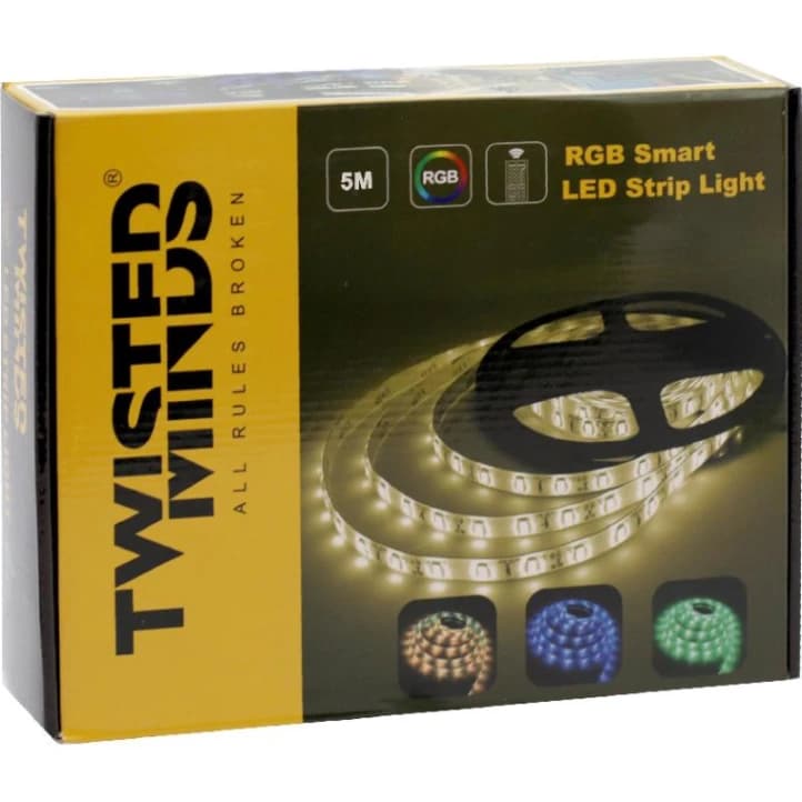 Twisted Minds TM-RGB 5M RGB LED Strip for Monitor/TV with WiFi Control