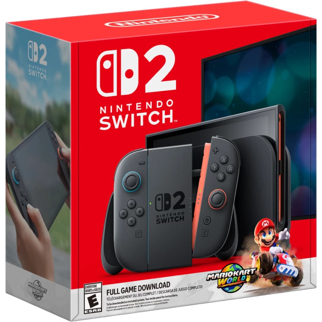 Nintendo Switch 2 Console Bundle – Includes Mario Kart World